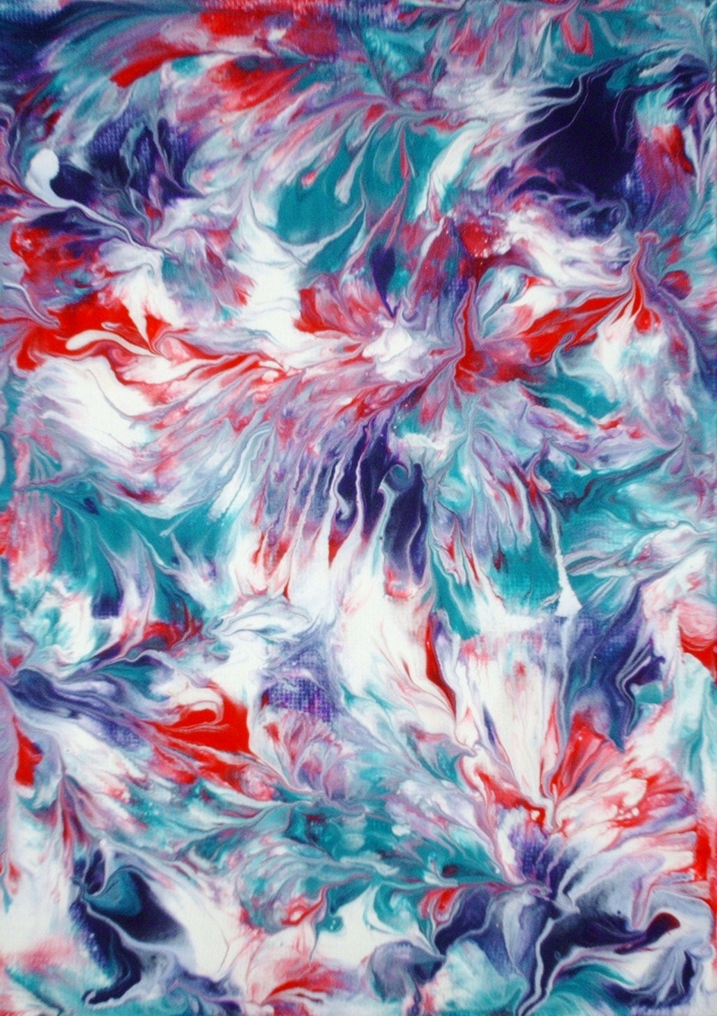 BREAST Painting by Marcey Hawk (308 Play Thing) EROTIC abstract 5x7