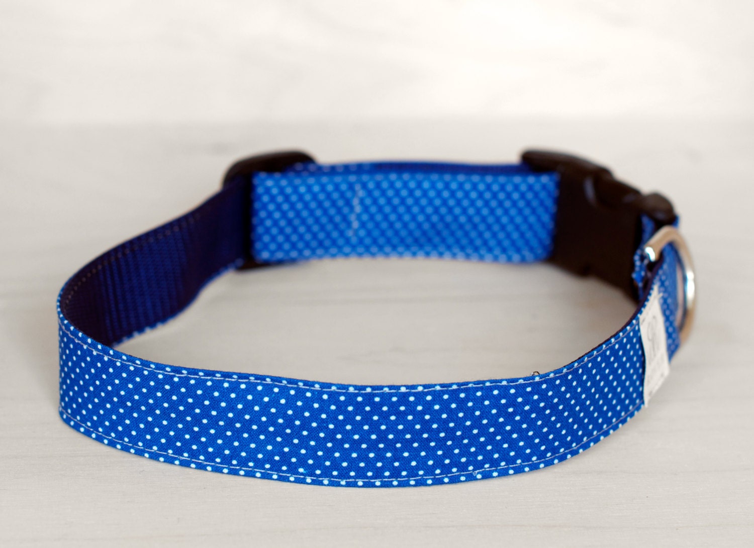 Blue Dot Dog Collar