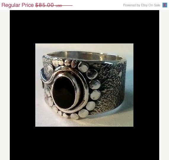 SPRING SALE 10% off black onyx ring sterling silver size 4 5 6 7 8 9 10 11 12 13 14 15 16 17 18 19 20 woman men ring