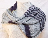 Nautical Chunky Knit Cotton Infinity Scarf - cool in the sun, warm in the evening