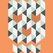 Geometric Skull Print Poster