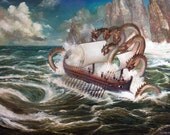 8x10 print "Odysseus and Scylla"