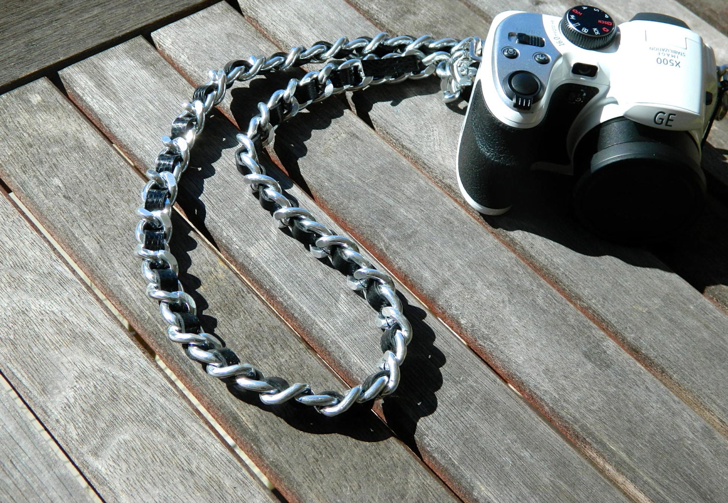 Chain & Leather Camera Strap