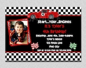 Race Car Birthday Invitation Race Car Birthday Party Invitation Printable Il_170x135