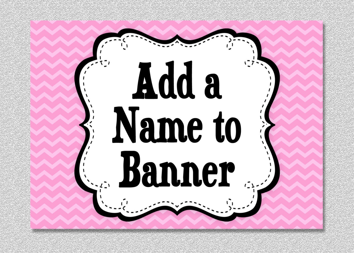 Add Name to Happy Birthday Banner