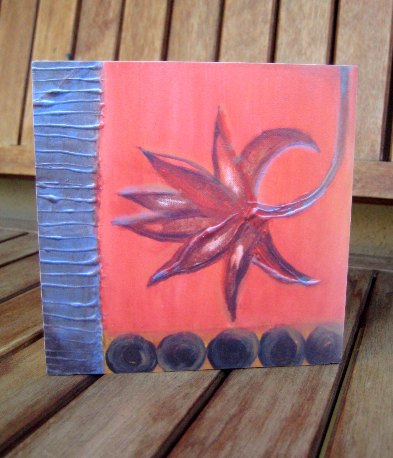 Fine Art PRINT - 5x5 MOUNTED PRINT on Wood Panel