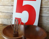 Vintage Nut Cracker Double  Bowl