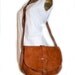 Goldmann xl. Medium Brown Leather Bag Leather Messenger Leather Cross body Purse Satchel Saddle Bag / fits a 11 laptop
