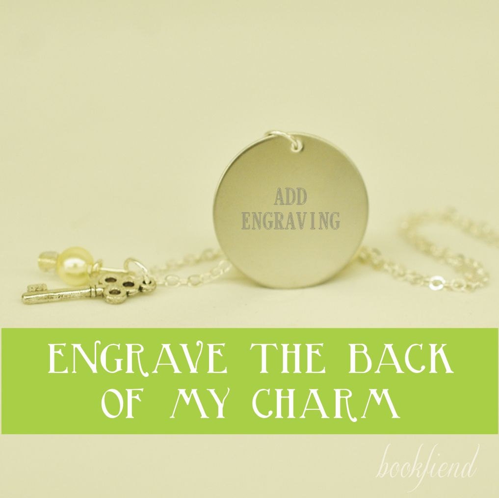 engraving add on --- engrave the other side of my charm please