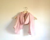 Pink Cotton Scarf - handmade, hand-dyed, eco-friendly spring scarf
