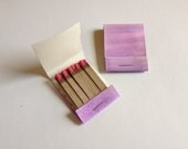 Ombre Watercolor Matchbooks - Set of 2 - Purple - or other color choice