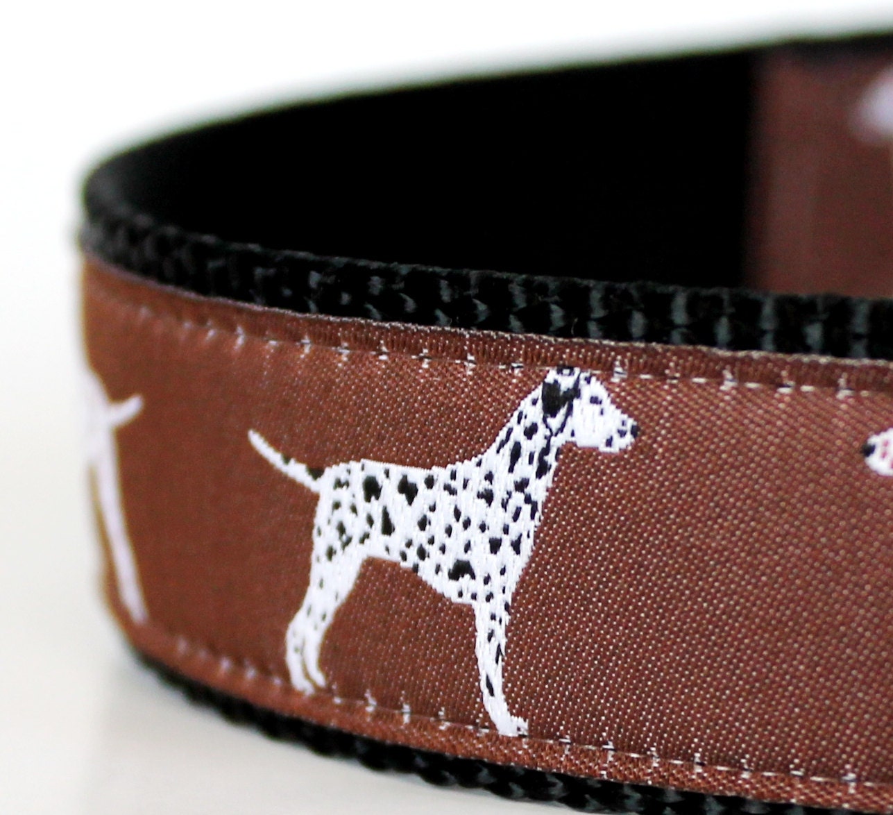 Dalmatian Dog Collar  / 1 inch width
