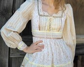 Vintage 70's GUNNE SAX Dress Prairie Girl (XS)