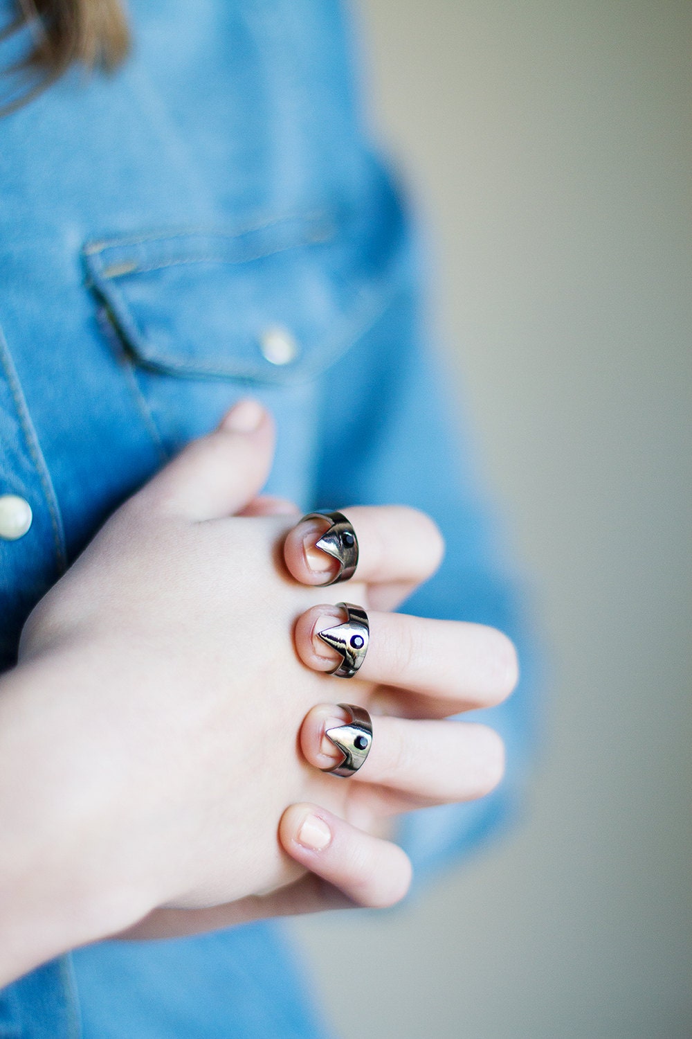 nail triangle rings