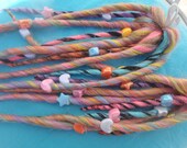 Rainbow Sprinkle Dread Falls- Custom Colors Available