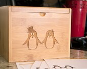 Recipe Box - Pair of Penguins