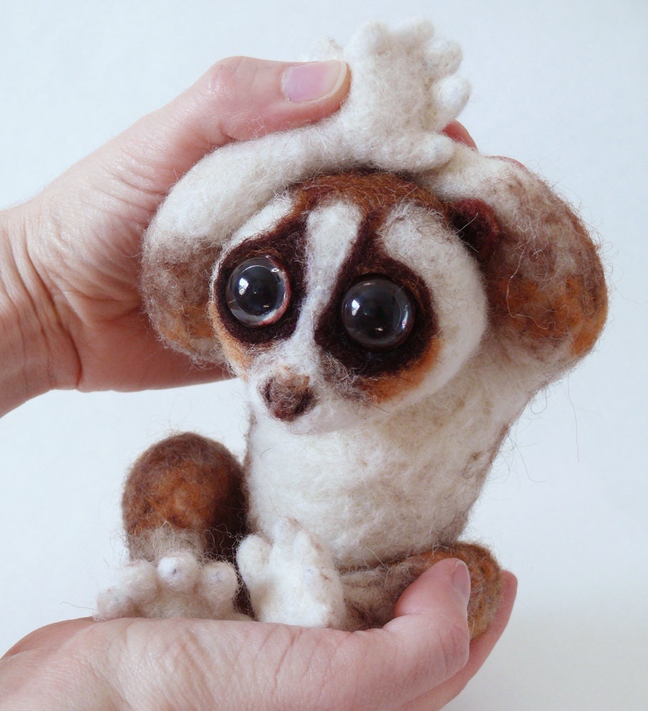 Felted slow loris