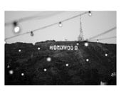 Hollywood Sign, Black and white photograph, 8x10" with white matting
