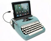 USB Typewriter Computer Keyboard -- Smith Corona Sterling -- 1960s Mad Men Style