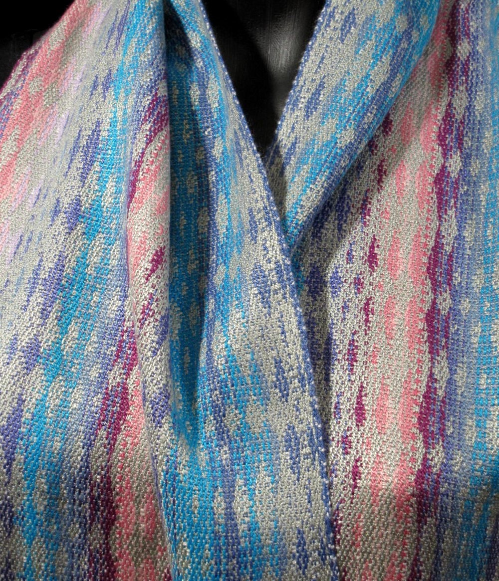 Hand Woven Bamboo Scarf for Women, Unusual Scarf