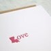 Letterpress Note Card - Louisiana Love