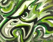 Eagles Painting by Justin Patten Sports Art Football
