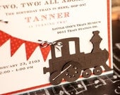 Train Birthday Invitation