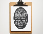Mighty to Save 8x10 Poster