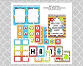 Lil Monster Birthday - Printable Party Collection