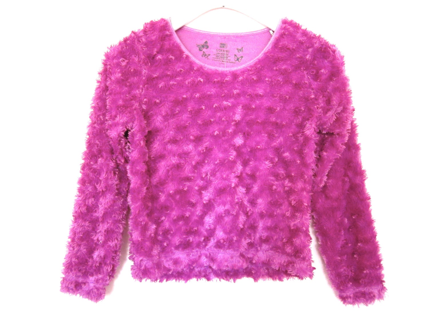 90's Fluffy Crop Sweater Top Size - S