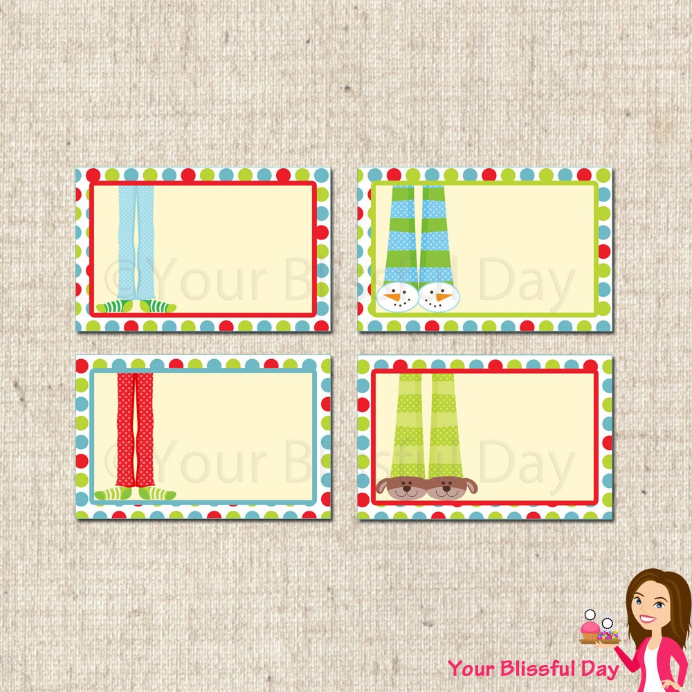 PRINTABLE Boy Pajama Party Label Tents Il_570xn