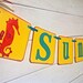 SUMMER Banner, Seahorse Banner, Summer Garland, Summer photo prop, Summer Decoration, Picnic Decoration