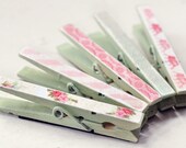 Clothespin magnet set of 5 french crown