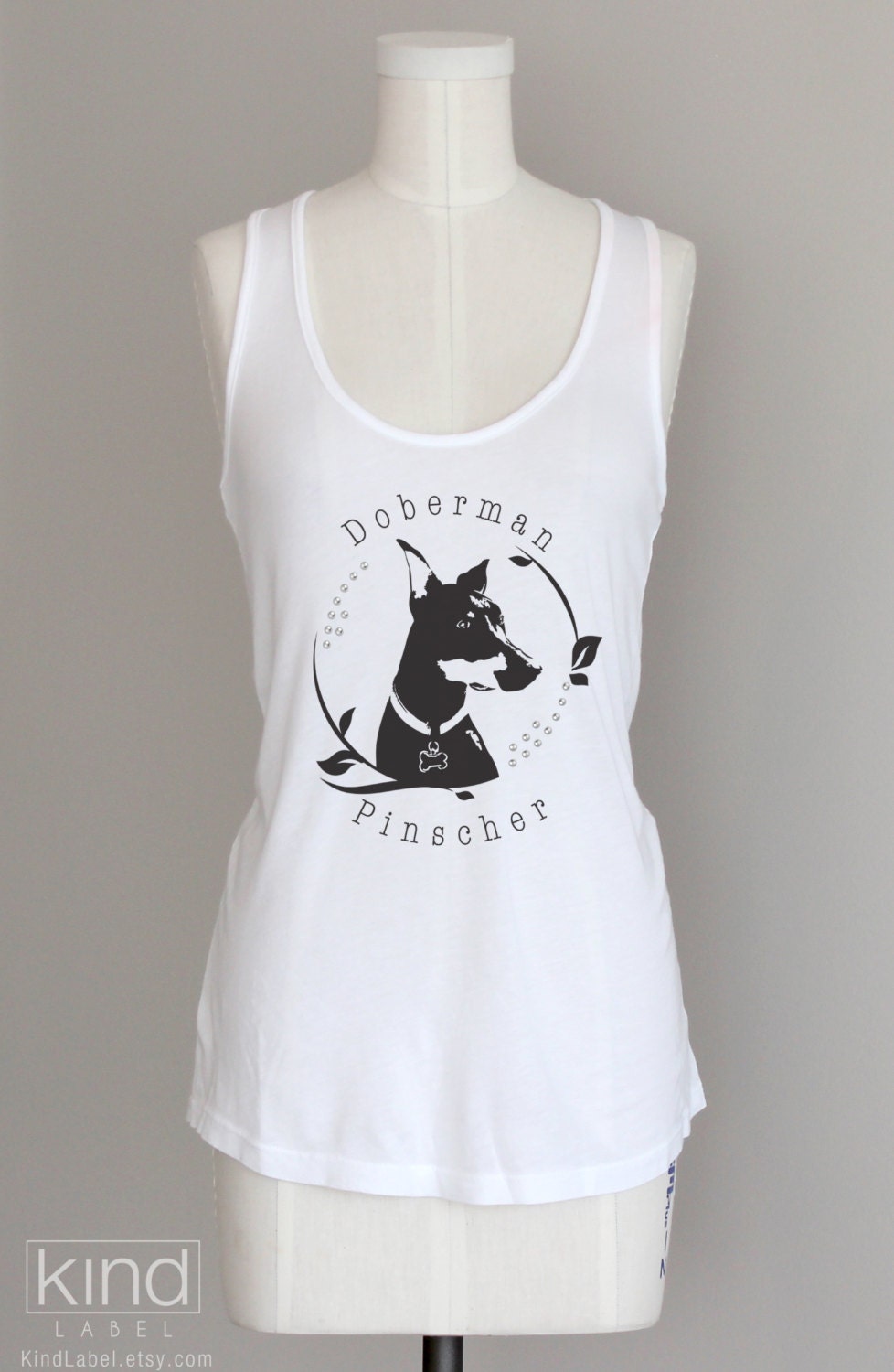 Doberman Pinscher Dobie Pima Cotton Modal Womens Tank