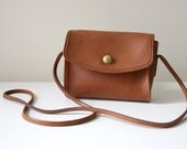 Cognac Coach Crossbody Bag