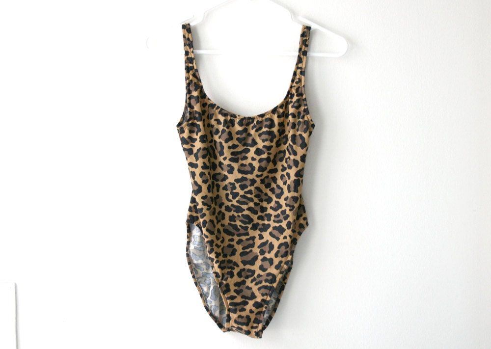 Leopard Calvin Klein Swimsuit - boxofhollyhocks