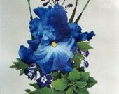 Nancy's Blue Beauty - Silver Lining - SL 142 - Cross Stitch Chart