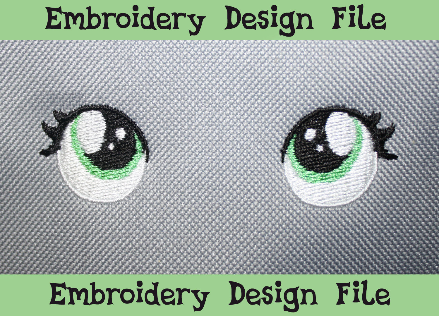 PES FILES Filly Eyes V1 Embroidery Machine Design by SoapyBacon