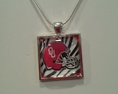 OU Oklahoma Sooners Pendant and Necklace
