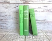 Green Books Instant Library Collection Decorative Books Photography Props Lime, Bright, Bold