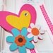 Daisy Flower Heart Bow Holder. Flower Heart Bow Holder. Flower Clip Holders. Flower Headband Holder. Free Ship Promo.