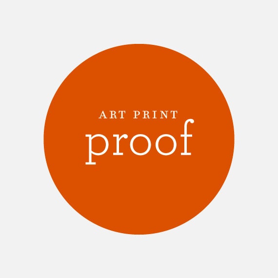Digital Proof Add On for Personalised Art Print