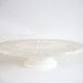 Vintage Milk Glass Cake Plate