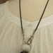 Eyeglasses Holder, LoopM, Silver Tone Infinity Connector, Large Loop, Swivel Decorative Clasp, Black Greek Leather 24 inches