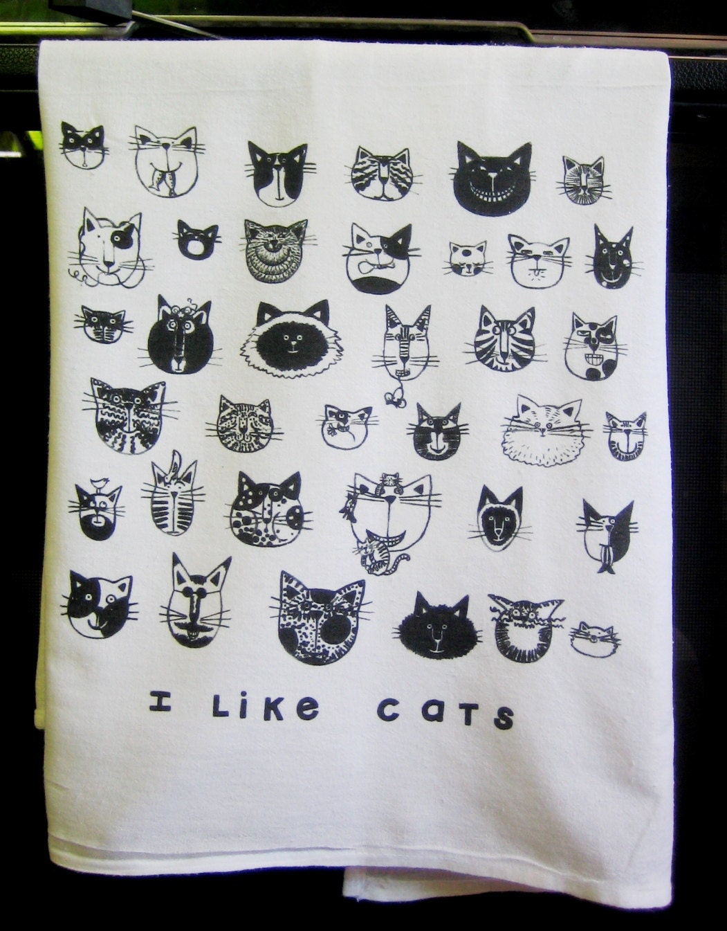 Kitchen Towel -  I Like Cats