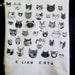 Kitchen Towel -  I Like Cats