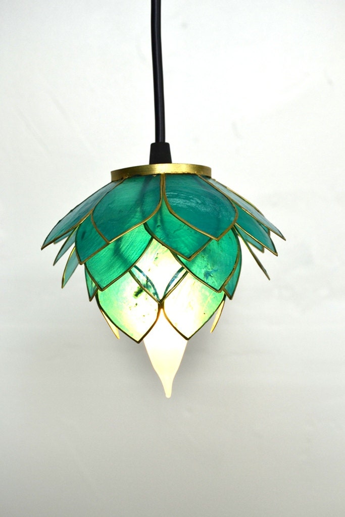 Lotus Blossom Pendant lights  - 100% natural and recycled