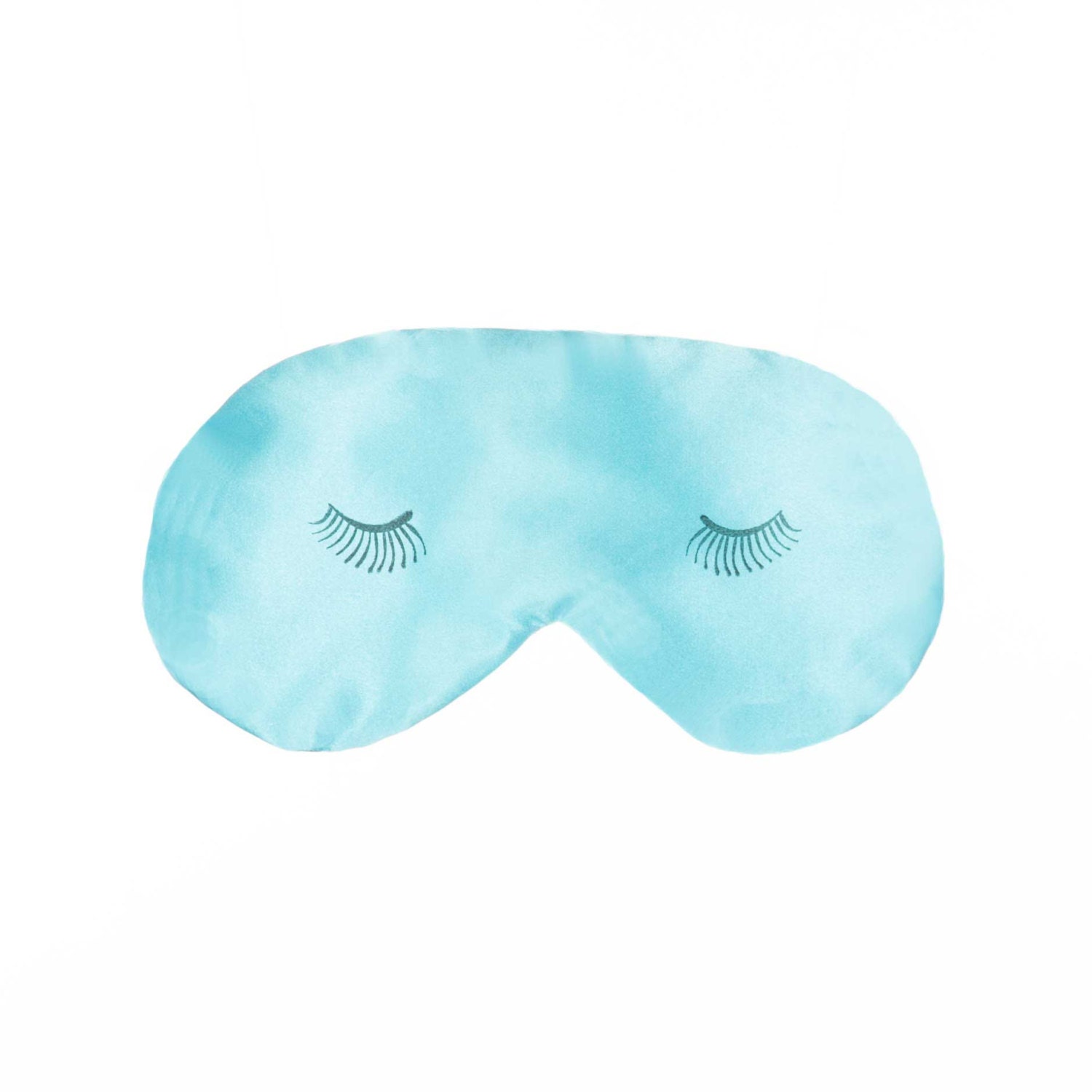 Sleeping eyes - Silk sleep mask  - by Love Me Sugar- available in teal, hot pink or baby pink