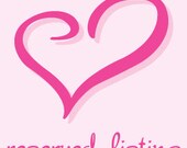 Reserved Listing for ReneeS