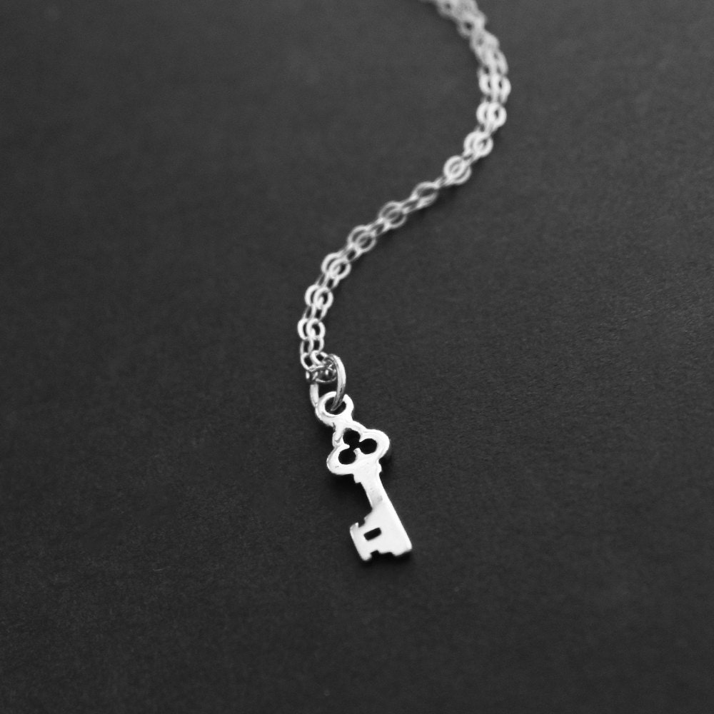 Key Necklace - Sterling Silver - Layer Necklace